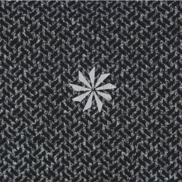 Athleta Chatarunga Women's XXS Black Gray Herringbone Low Rise Athletic Leggings - Picture 5 of 9